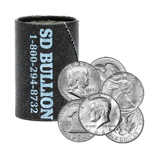 $10 Face Bag US Mint 90% Silver Half Dollars |