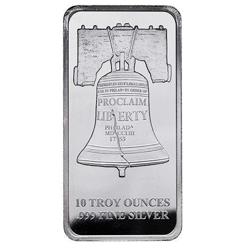 10 oz SD Bullion Proclaim Liberty Silver Bar