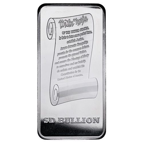 10 oz SD Bullion Proclaim Liberty Silver Bar