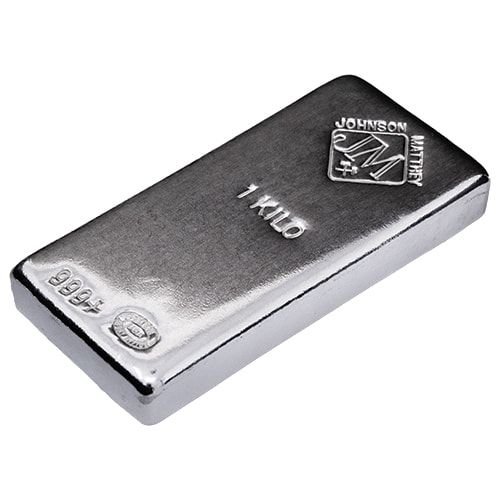 1 Kilo Johnson Matthey Silver Bar