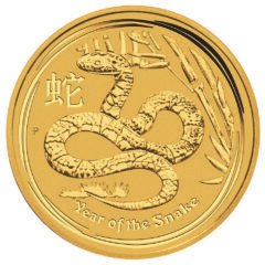 2013 1 oz Year of the Snake Gold Coin - Lunar Series