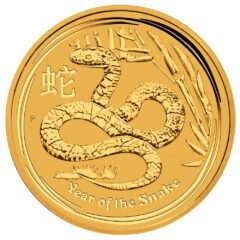 2013 2 oz Year of the Snake Gold Coin - Lunar Series