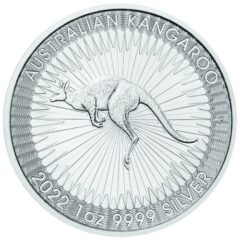 2022 1 oz Australian Silver Kangaroo Coin BU