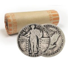 $10 Face - 90% US Silver Standing Liberty Quarters