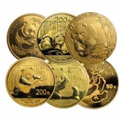 1/2 oz Chinese Gold Panda Coins - Random Year
