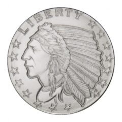 1/2 oz Silver Round | Incuse Indian