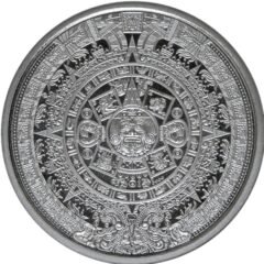 1/4 oz Aztec Calendar Silver Round