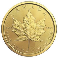 1 oz Canadian Gold Maple Leaf Coin - Random Year