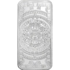 10 oz Aztec Calendar Silver Bar