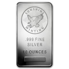 10 oz Sunshine Mint Silver Bar