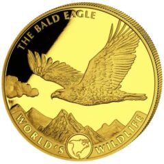 2021 1 oz Geiger Bald Eagle Gold Coin - World's Wildlife
