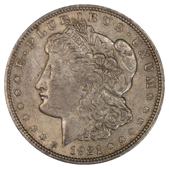 1921 Morgan Silver Dollars - VG