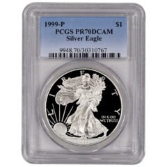 1999-P PCGS PR-70 American Silver Eagle Proof Coin