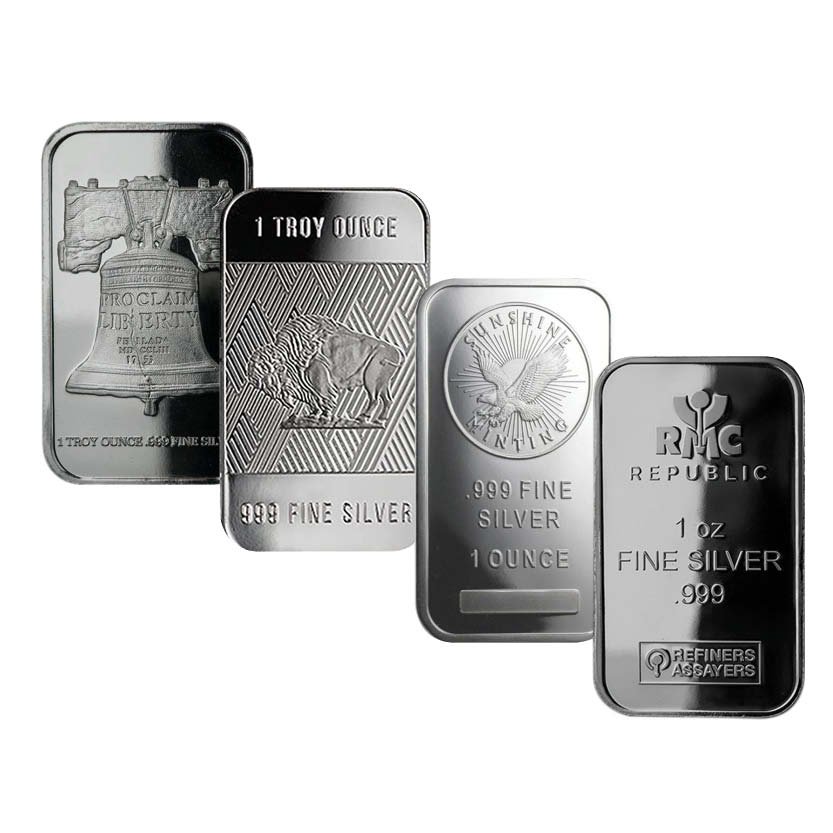 1oz Silver Bars