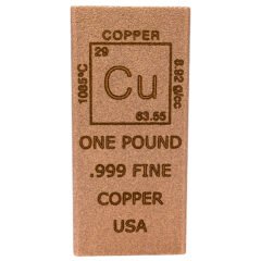 1 Pound Element Copper Bar - Chalcolithic Metals