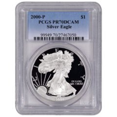 2000-P PCGS PR-70 American Silver Eagle Proof Coin