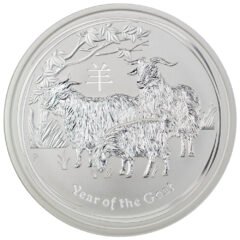 2015 1/2 oz Australian Lunar Series Goat Silver Coin