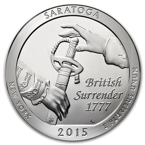 2015 Atb 5oz Saratoga Silver Coin Reverse2