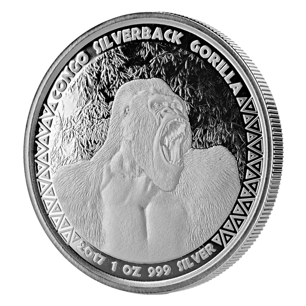 2017 Congo Gorilla Obverse