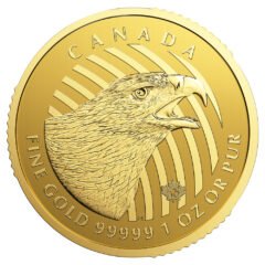 2018 RCM Golden Eagle Gold Coin 1 oz .99999 - Call of the Wild