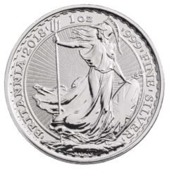 2018 Silver Britannia Coin BU 1 oz