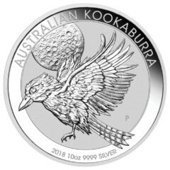 2018 Australian Kookaburra Silver Coin 10 oz