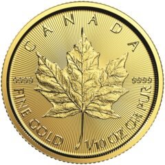 2018 1/10 oz Canadian Gold Maple Leaf Coin BU