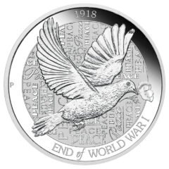 2018 2 oz Perth Mint Piedfort Dove Silver Coin - Next Generation Series