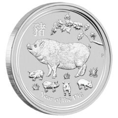 2019 Australian Lunar Year of the Pig Silver Coin 1 oz