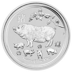 2019 Australian Lunar Year of the Pig Silver Coin 2 oz
