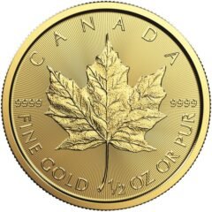 2020 1/2 oz Canadian Gold Maple Leaf Coin BU