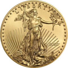 2020 1/2 oz American Gold Eagle Coin BU