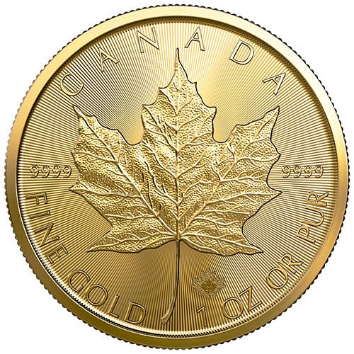 2020 1oz Canadian Gold Maple Leaf Coin Reverse Sdbullion