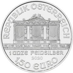 2020 1 oz Austrian Silver Philharmonic Coin BU