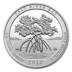 2020 Salt River Bay National Historical Park ATB 5 oz Burnished Silver Coin - America The Beautiful