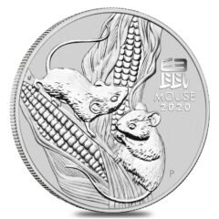 2020 Kilo Year of the Mouse Silver Coin - Perth Mint Lunar Series III