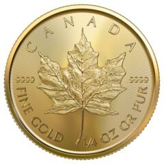 2021 1/4 oz Canadian Gold Maple Leaf Coin BU