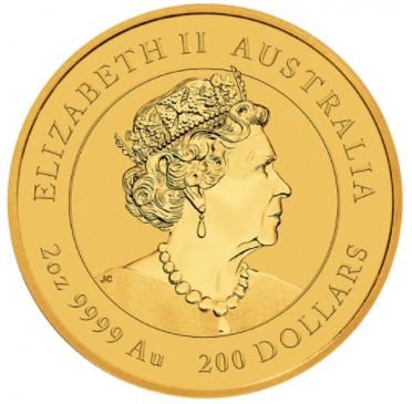 2021 2 Oz Year Of The Ox Gold Coin Perth Mint Lunar Series Iii Non Proof Rev 1