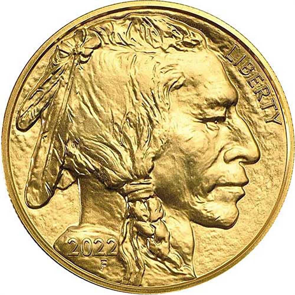 2022 1 Oz American Gold Buffalo Coin Bu Min