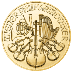 2022 1 oz Austrian Gold Philharmonic Coin BU