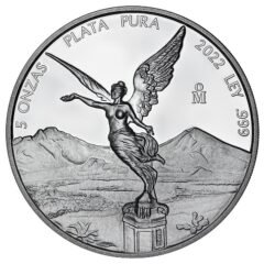 2022 5 oz Mexican Silver Libertad Proof Coin