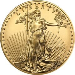 2022 1/10 oz American Gold Eagle Coin (BU)