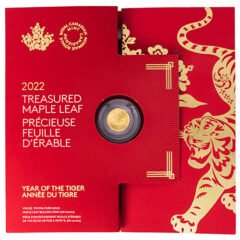 2022 1/10th oz Treasured Gold Maple Leaf Coin - Year of the Tiger Special Package