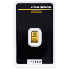 1 Gram Argor-Heraeus Kinebar Gold Bar