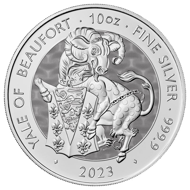 2023 Br Silver Tudor Beast Yale Of Beaufort 10 Oz Coin Reverse 800x800 Min