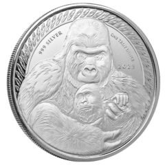 2023 1 oz Congo Gorilla Silver Coin