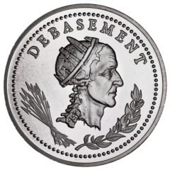 2023 5 oz Debasement High Relief Silver Round - The Awakening Series