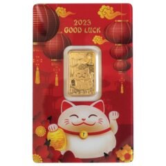 2023 5 Gram Pamp Suisse Good Luck Gold Bar