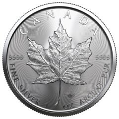 2023 1 oz Canadian Silver Maple Leaf Coin BU