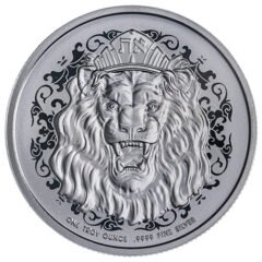 2024 1 oz Roaring Lion Silver Coin BU